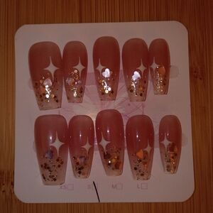 Glitter Ombre Press-On Nails
